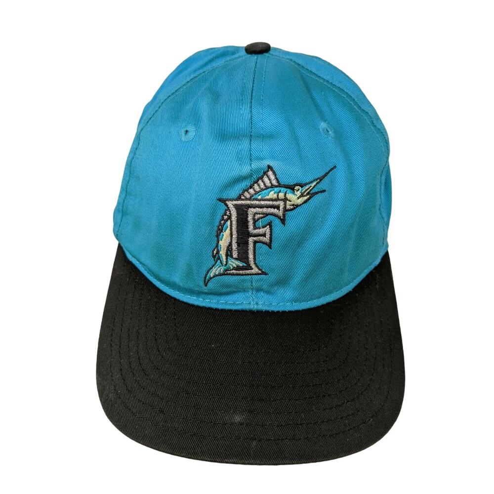 Vintage 90's Florida Marlins Hat Cap Baseball MLB Twins Enterprise Snapback